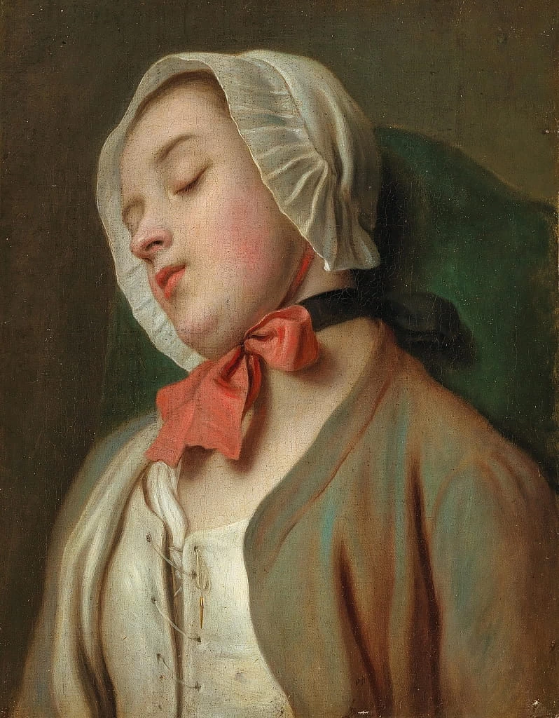 Ritratto di Giovane donna addormentata